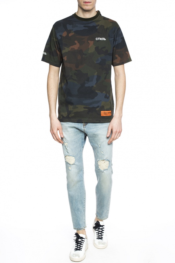 Heron Preston Camo motif T-shirt | Men's Clothing | Vitkac